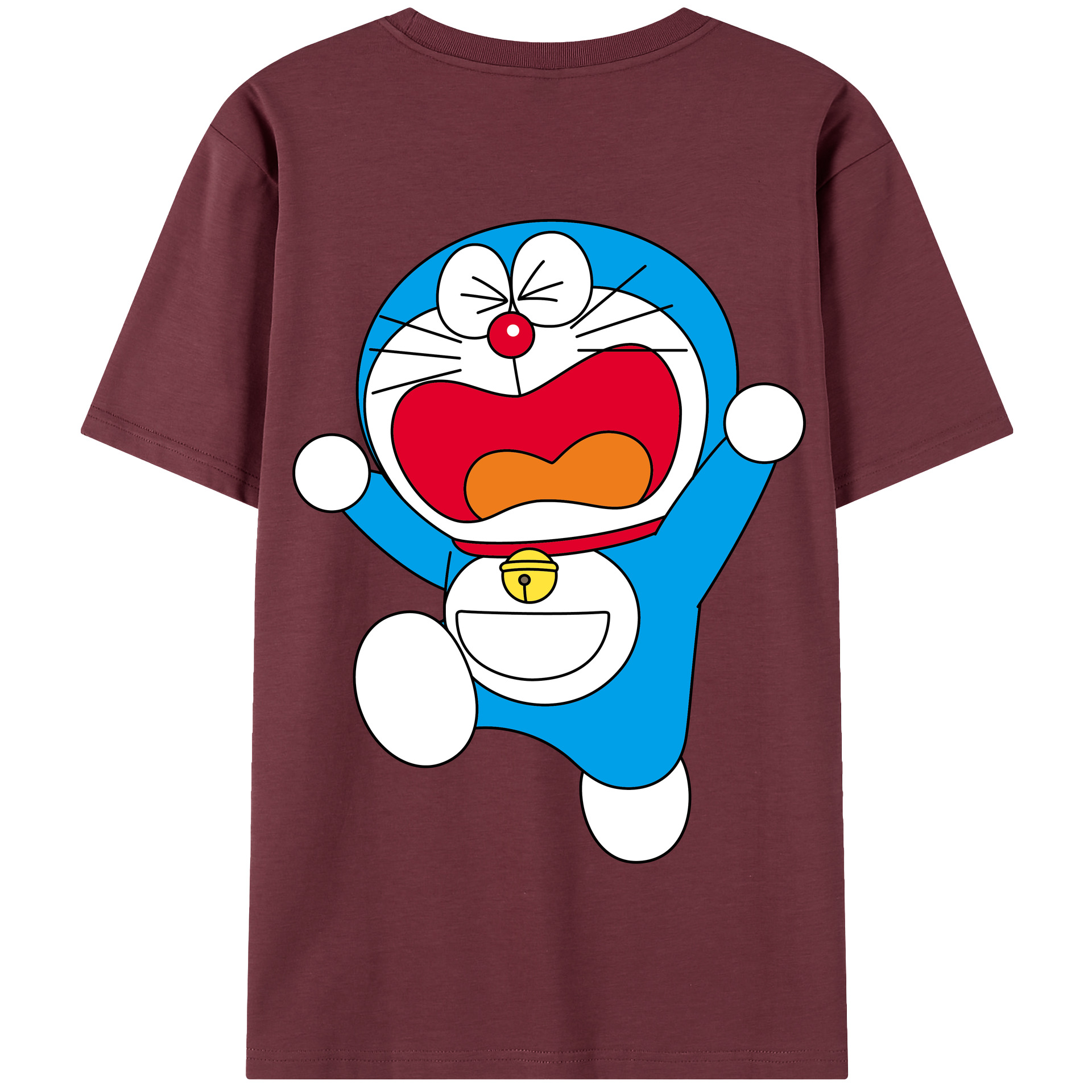 （画像用） ドラえもん Doraemon 綿100％半袖Tシャツ（背面プリント）